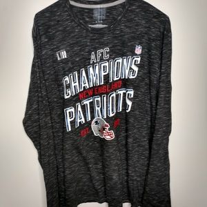 NFL New England Patriots Size XL Gray Shirt
